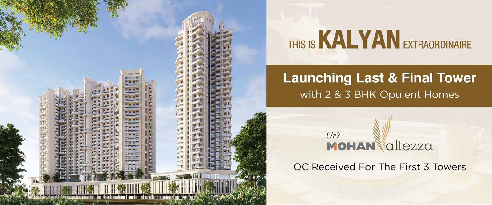 3 bhk Flats in Kalyan West
